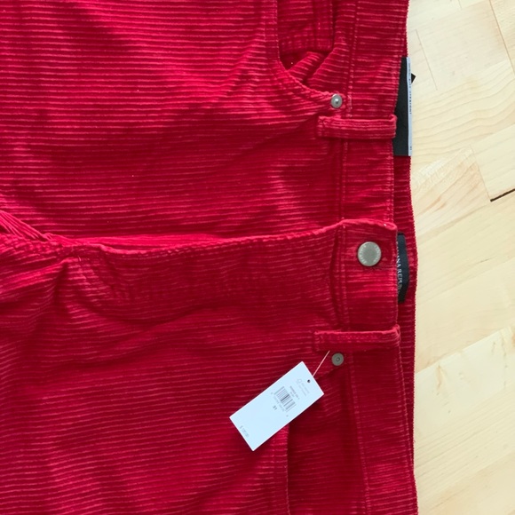 Banana Republic Jeans Nwt Banana Republic Red Chakra Corduroy Pants